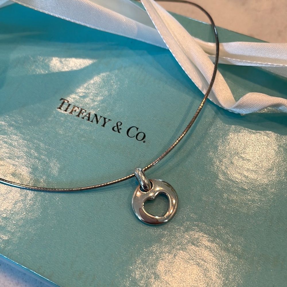 Silver Tiffany & Co. Heart Pendant Necklaces